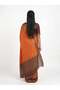 Nool Agni Rust Mysore Silk Saree with Unstitched Blouse Material - 4