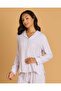 Women White and Pink And Striped Pyjama Set 2 Piece - 2