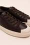 Men's Brown Genuine Leather Lace-Up Sneaker Rubber Sole Daily Casual Shoes – Palio - 2