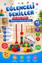 Fun Geometric Shapes Stringing Beads Game Color Matching Educational Motor Skill Toy - 2
