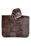 Cotton Soft Poncho for Girls and Boys, Suitable for Sea, Beach, Pool, and Bath, Hooded Towel Mayer/Brown - 2