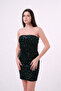 Kelsey Shimmering Sequined and Beaded Strapless Dress - 4
