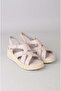 Seç Km45 Genuine Leather Anatomical Women's Sandals Stone - 6