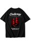 Unisex Oversize Boxing T-Shirt (Black)
