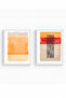White Wooden Framed 2 Piece Set Painting Huhu57