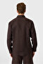 Coffee Linen Shirt - 5