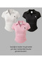 Women's 3-Piece Vintage Polo Collar Ribbed Lycra Blouse