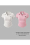 2 Li Vintage Polo Collar Ribbed Lycra Blouse