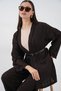 Women's Kimono Pants Double Set - Brown 1408 - 5