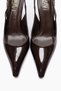 Felon Brown Patent Leather Women's Wedge Heeled Shoes - 2