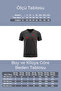 Men's Vision V-Neck Premium Quality Dense Textured Cotton T-Shirt Dark Gray M102-R0220-05 - 7