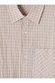 Xside Pink Relax Fit Plaid Men's Shirt - 6