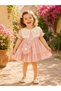 Girl's Floral Bag and Embroidery Detailed Summer Dress for Ages 2 3 4 5 - 2