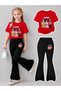Girl's Spanish Style Leggings and T-Shirt Set