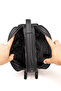 Acura Black Genuine Leather Zippered Portfolio Handbag - 3
