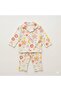 Daisy Patterned 2-Piece Baby Girl Seasonal Pajama Set - 100% Cotton - 3