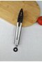 1 Piece Metal Frying Tongs with Silicone Tips, Black Color, with Lock System - 2