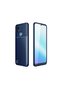 Realme C21 Compatible Case Auto Focus Carbon Cover - Navy Blue - 4