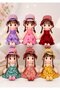 70cm Soft Plush Doll with Hat, Braided Hair & Colorful Dress - Oversized Collectible Fashion Doll Set - 2