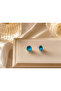 Ice Blue Spark Earrings - 2