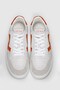 Genuine Leather Lace-Up Casual Sneaker Shoes Comfortable Orange Men's Sneakers - 2