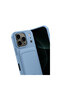 Apple iPhone 17 Pro Compatible Kelvin Silicone with Business Card Holder - Blue - 6