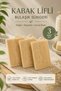 3 Pieces of Natural Pumpkin Fiber Organic, Herbal, Dish Sponge, Economical Set 12X8 cm 3 Pieces