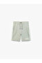 Beli Lace-Up Pocketed Cotton Shorts