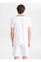 Ecru Men's Slim Fit Geometric Pattern Polo T-Shirt Ace091262670 - 5