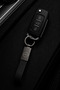 Nissan Keychain Shiny Metal & Leather – Double-Sided Logo, Premium Stylish Design, 12 X 2 cm Size, Car Accessory - 3