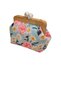 Pink Rose Wooden Scholar Chain Strap Clutch Shoulder Bag - 2