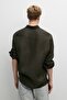 %100 keten regular fit gömlek - 3