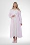 Plus Size Women's Long Dressing Gown Short Sleeve Nightgown Set