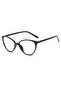 Black Frame Transparent Glass Blue Light Protection Glasses Unisex - 4