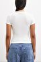 Blouse with Shoulder Window Detail - 2