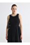 Lcw Comfort Crew Neck Waist-Fitted Dress