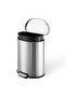 50 Liter Stainless Steel Kitchen Trash Can with Step Pedal