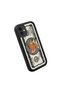 iPhone 11 Compatible High Quality Cartoon Printed Impact Resistant Black Silicone Case - 4