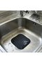 Black Square Sink Drain Anti-Odor Silicone Mat – Sink Strainer and Pest Blocker (4457) - 3