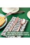 Premium Rose Golden Plastic Cutlery Set, 90 Pieces Flatware Collection Includes 30 Spoons,30 Forks and 30 Knives, Reusable Dining Tableware for Home Kitchen and Serving (90, Rose Gold) - 7