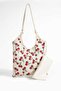 Natural Wicker Textured Double Bag Set Daily Use Large Size Shoulder and Hand Bag (Length 27 cm Width 30 cm) - 3