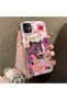 iPhone 11 Compatible Silicone Edge Hard Back Case Couple Phone Case Leopard Pattern