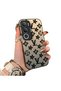 Vivo Y19S Compatible Silicone Edge Hard Back Case Couple Phone Case Brand Patterned - 3