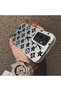Samsung Galaxy S25 Plus Compatible Silicone Edge Hard Back Case Couple Phone Case Brand Patterned - 3