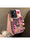 Vivo Y36 Compatible Silicone Edge Hard Back Case Couple Phone Case Leopard Pattern