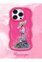 iPhone 15 Pro Compatible Case Camera Protector Red Silicone Couple Phone Case Girl Pattern - 2