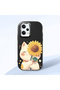 Poco X5 Pro 5g Compatible Case Camera Protector Black Silicone Couple Phone Case Cat Pattern