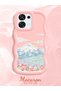 Oppo A6 Pro Compatible Case Camera Protector Pink Silicone Couple Phone Case Landscape Pattern - 2