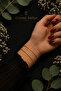 Gold Color Rope Bracelet Golden Yellow Adjustable Minimal Macrame Bracelet - 2