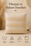 Natural Linen Tassel Throw Pillow Cover Bohemian Rustic Vintage Living Room Decor Decorative Throw Pillow Cover - 8